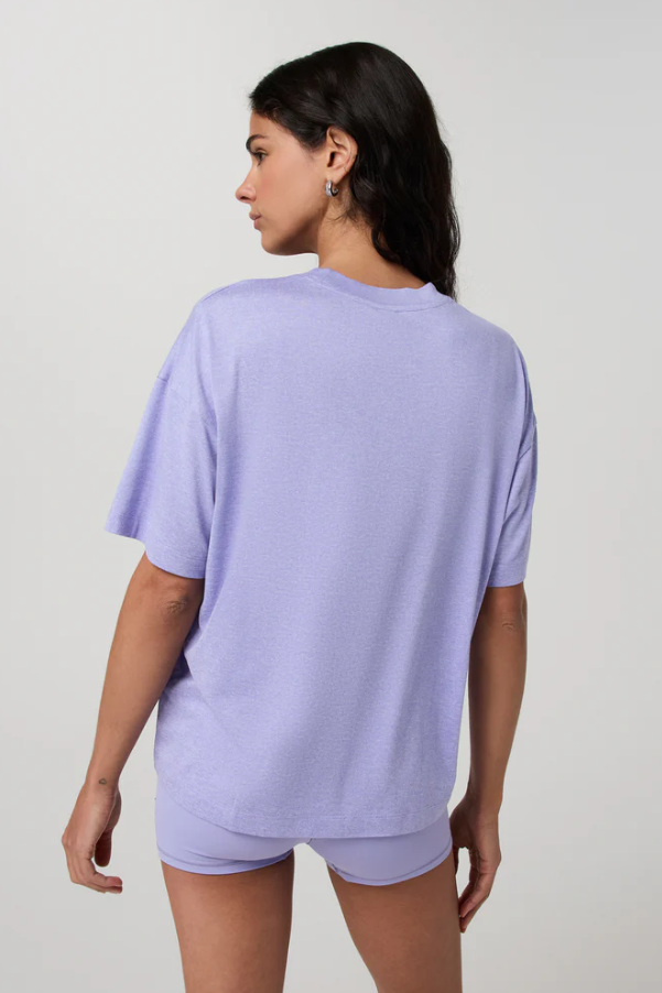 ENERGY TEE LONG HYACINTH HEATHER