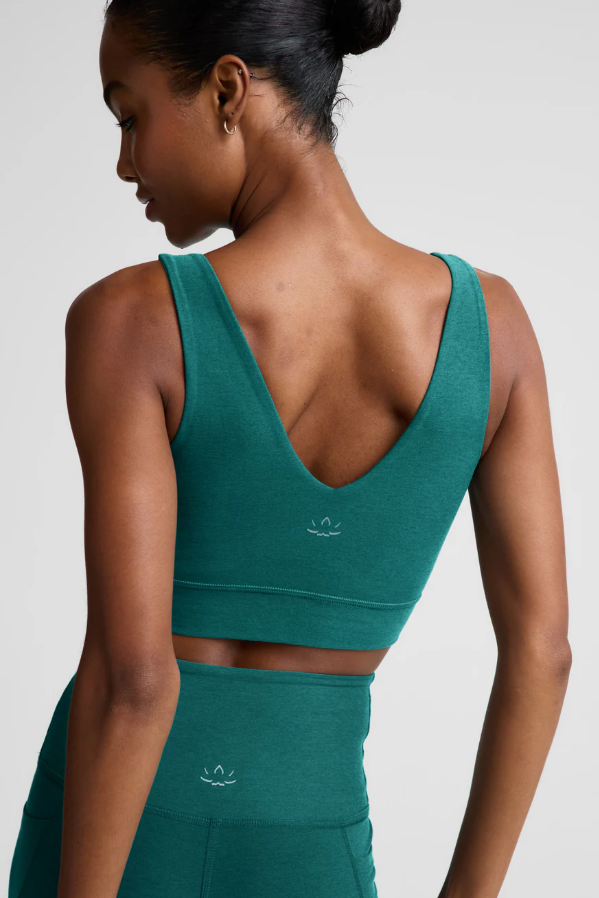 GOOD DAY LONGLINE BRA TEAL SEA