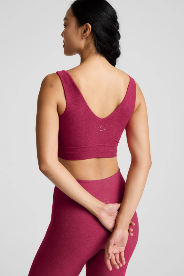 GOOD DAY LONGLINE BRA SANGRIA HEATHER