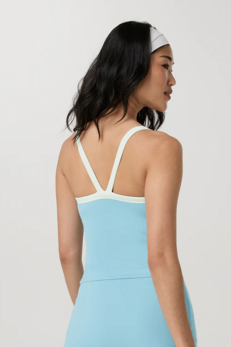 ALLTHEFORM V-NECK TANK SEA FOLLY