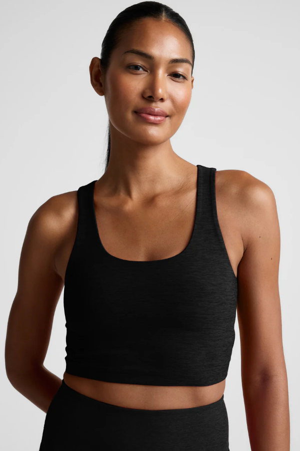 TWISTER CROPPED TANK DARKEST NIGHT