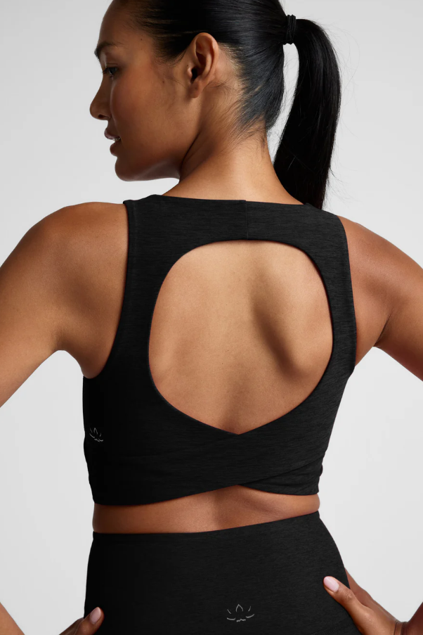 TWISTER CROPPED TANK DARKEST NIGHT