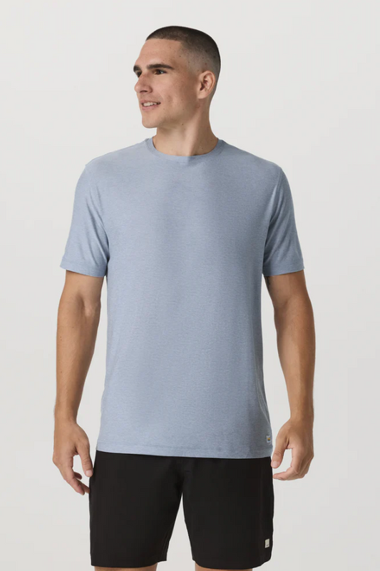 STRATO TECH TEE BLUE DUSK HEATHER