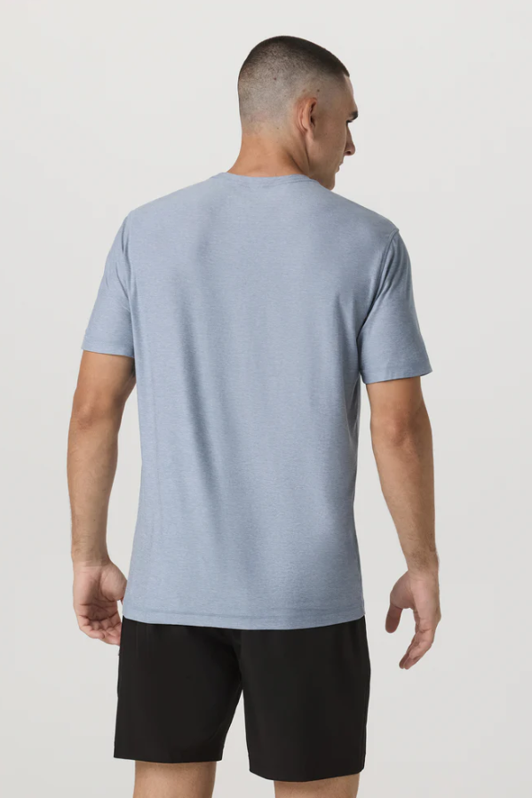 STRATO TECH TEE BLUE DUSK HEATHER