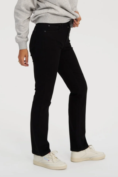 CHLOE STRAIGHT JEAN BLACK