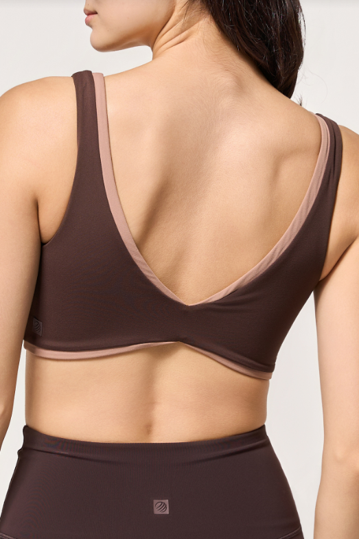 CLOUD TWO TONE BRA JAVA/BROWNIE