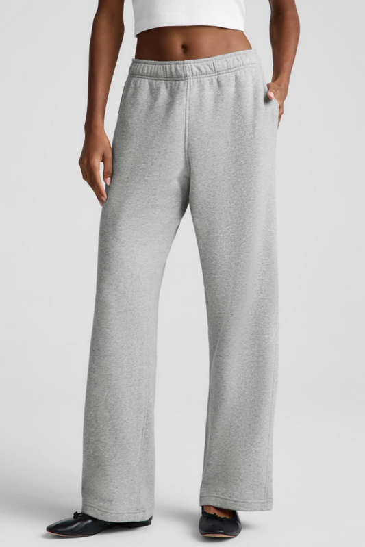 LUXEFLEECE 2.0 STRAIGHT PANT HEATHER GREY