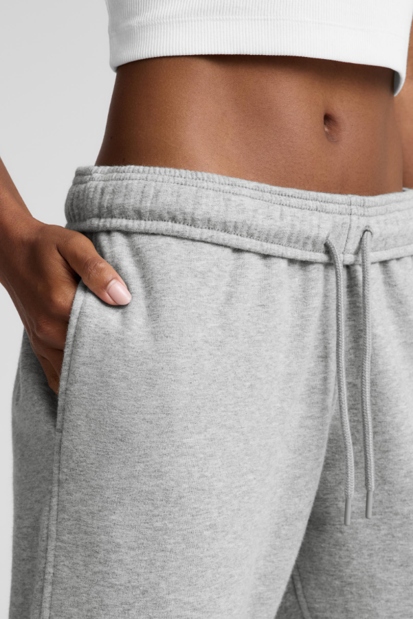 LUXEFLEECE 2.0 STRAIGHT PANT HEATHER GREY