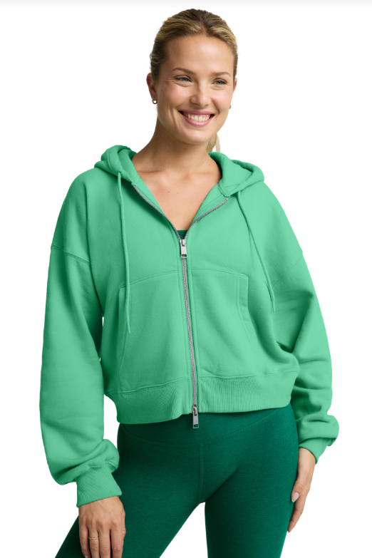 LUXEFLEECE 2.0 FULL-ZIP HOODIE JADE POOL