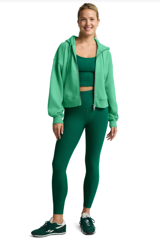 LUXEFLEECE 2.0 FULL-ZIP HOODIE JADE POOL