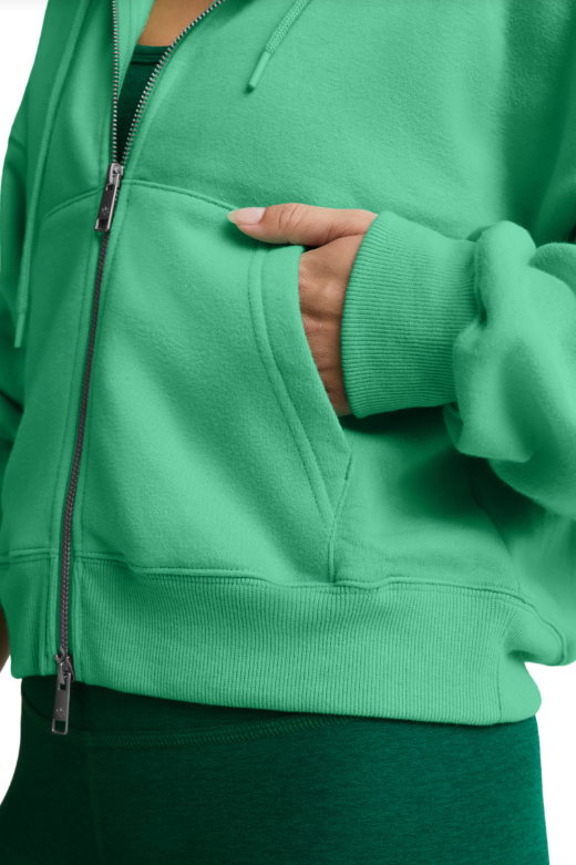 LUXEFLEECE 2.0 FULL-ZIP HOODIE JADE POOL