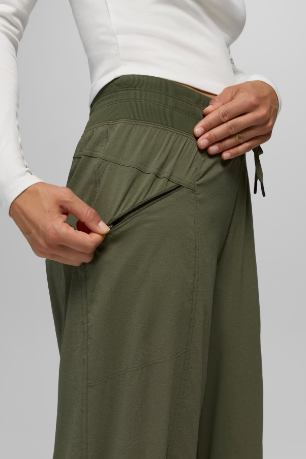 KOEN WIDE LEG PANT CARGO GREEN