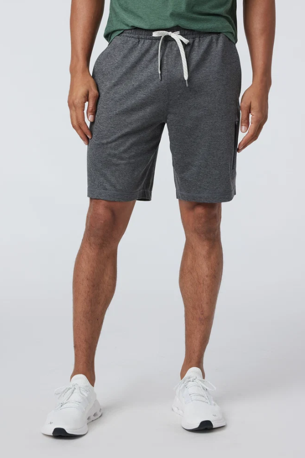 SUNDAY PERFORMANCE SHORT 8" CHARCOAL HEATHER