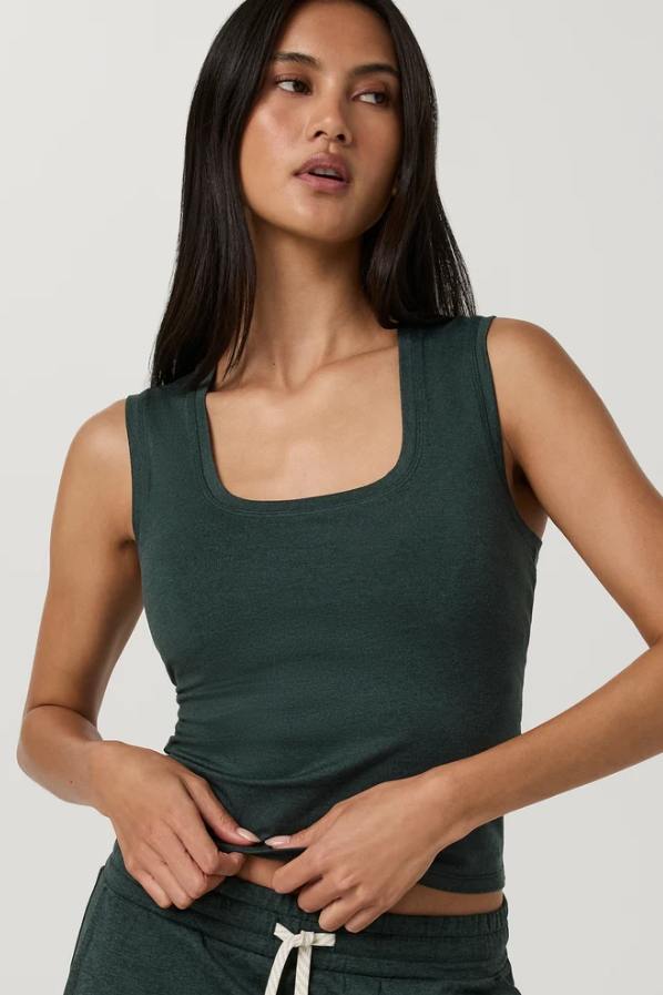 HALO ESSENTIAL SCOOP TANK HEMLOCK HEATHER