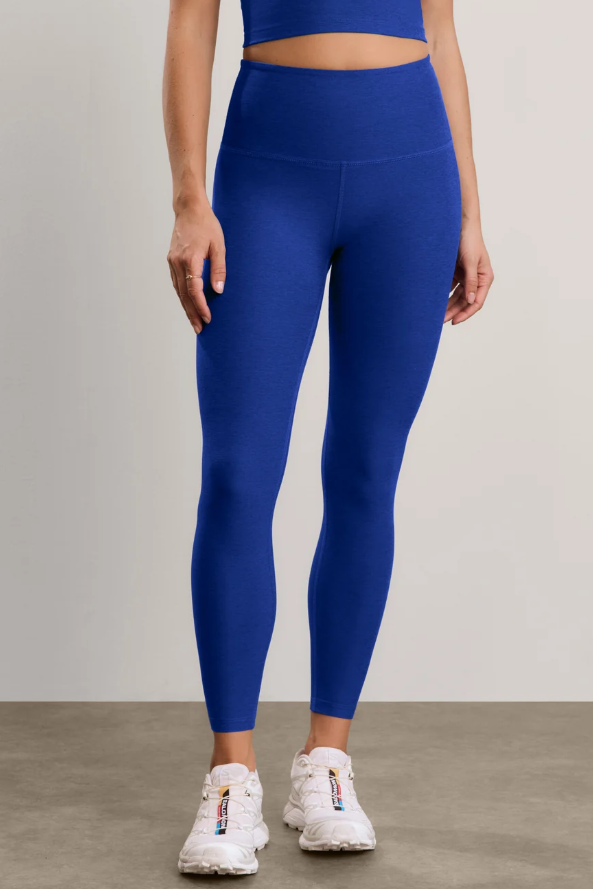 CAUGHT IN THE MIDI SPACEDYE LEGGING ULTRA BLUE