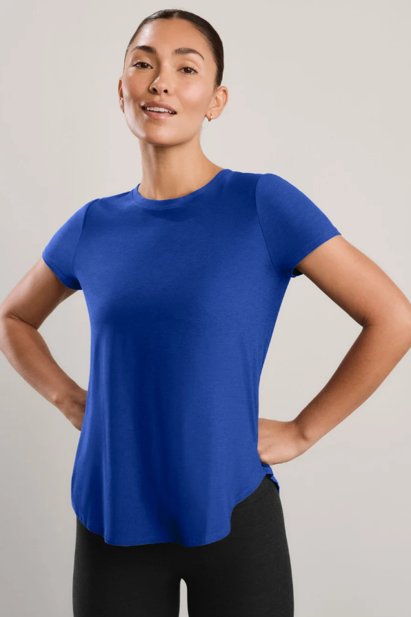 ON THE DOWN LOW TEE ULTRA BLUE