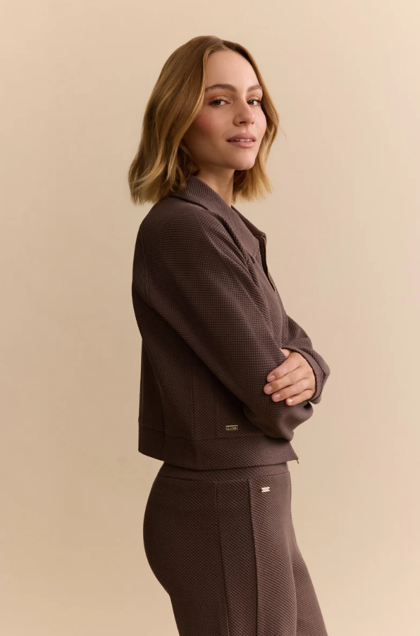 MOON SHORT JACKET ESPRESSO