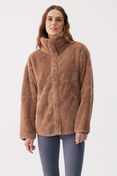 NADINE SHERPA JACKET MINK