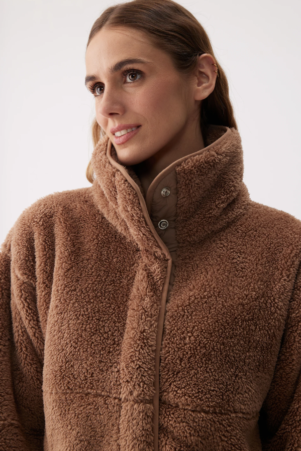 NADINE SHERPA JACKET MINK