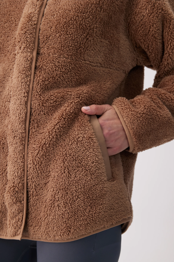 NADINE SHERPA JACKET MINK