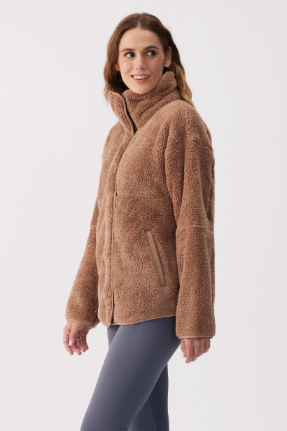 NADINE SHERPA JACKET MINK