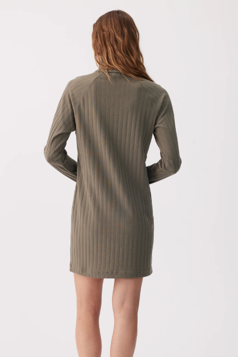 CELESTE SWEATER DRESS MOSS