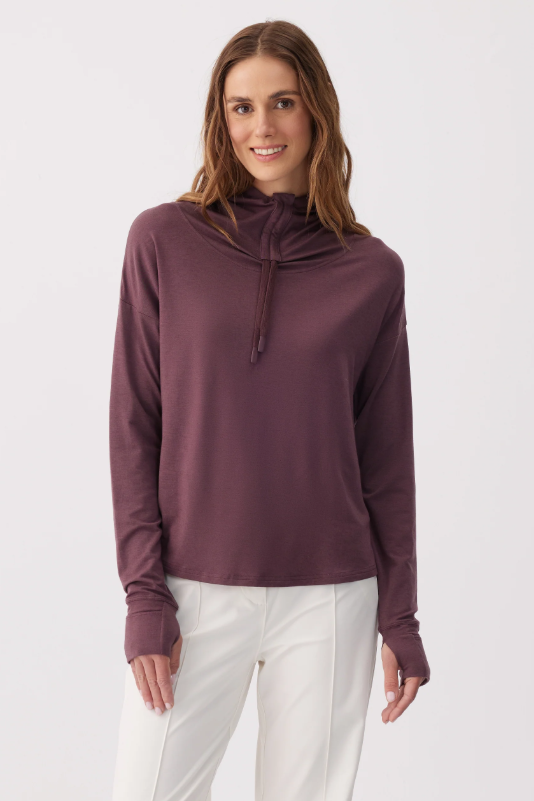 DYNAMIC HOODIE MULBERRY