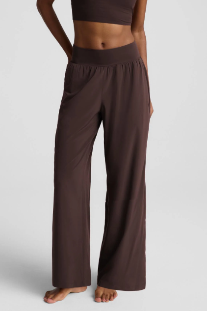 GLOWZONE HYBRID STRAIGHT PANT COCOA PLUM
