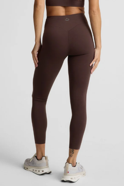 GLOWZONE MIDI LEGGING COCOA PLUM