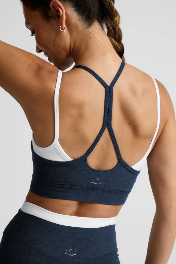 LAYERED LONGLINE BRA NOCTURNAL NAVY