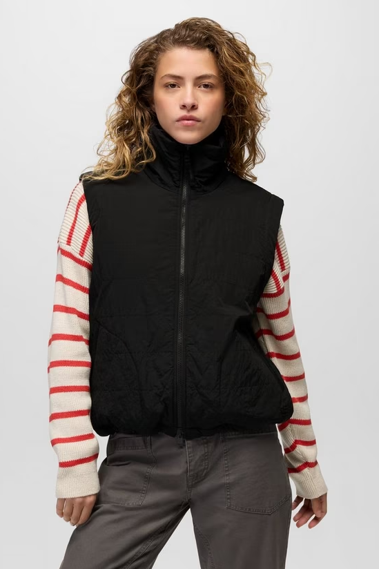 ENCINITAS REVERSIBLE VEST BLACK