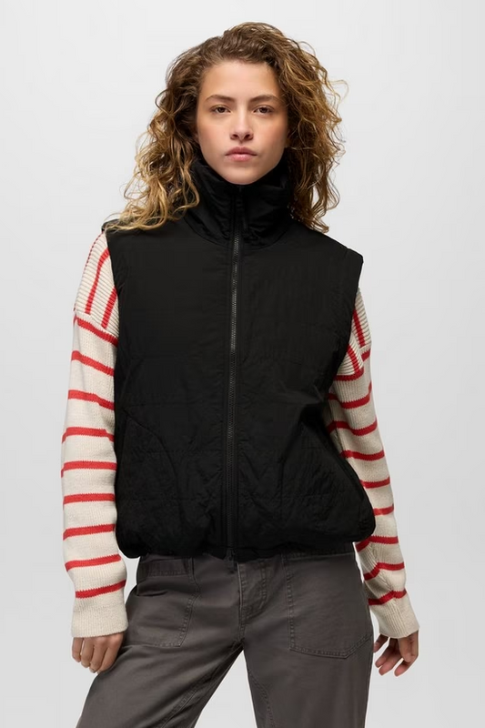 ENCINITAS REVERSIBLE VEST BLACK