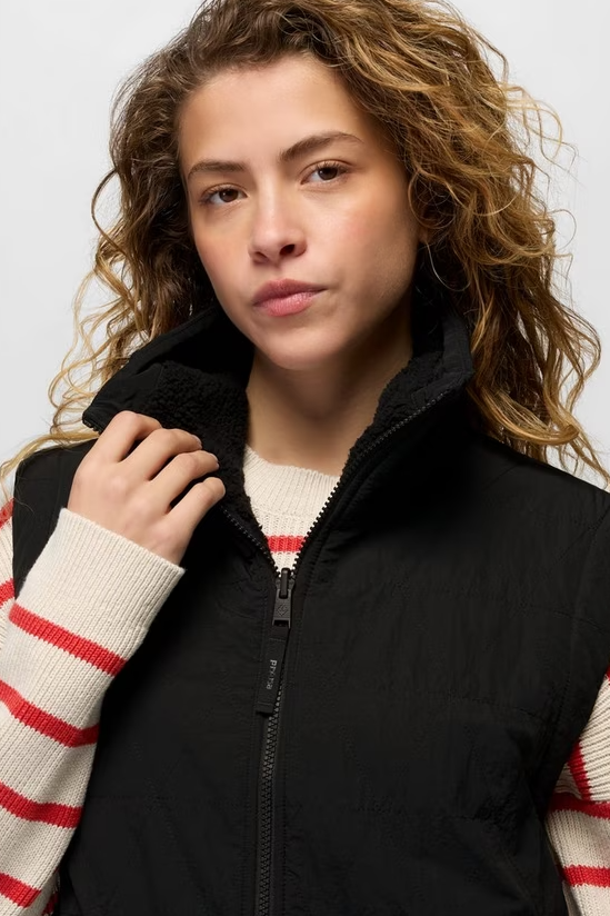 ENCINITAS REVERSIBLE VEST BLACK