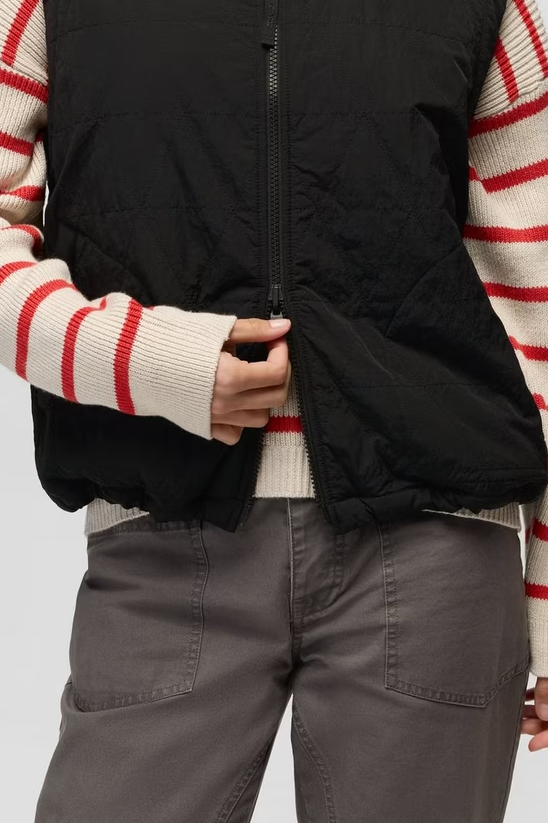 ENCINITAS REVERSIBLE VEST BLACK