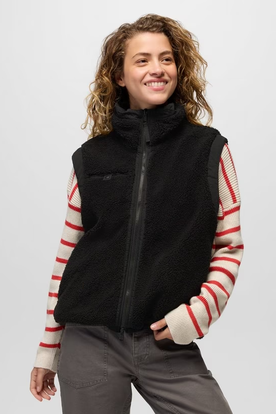 ENCINITAS REVERSIBLE VEST BLACK
