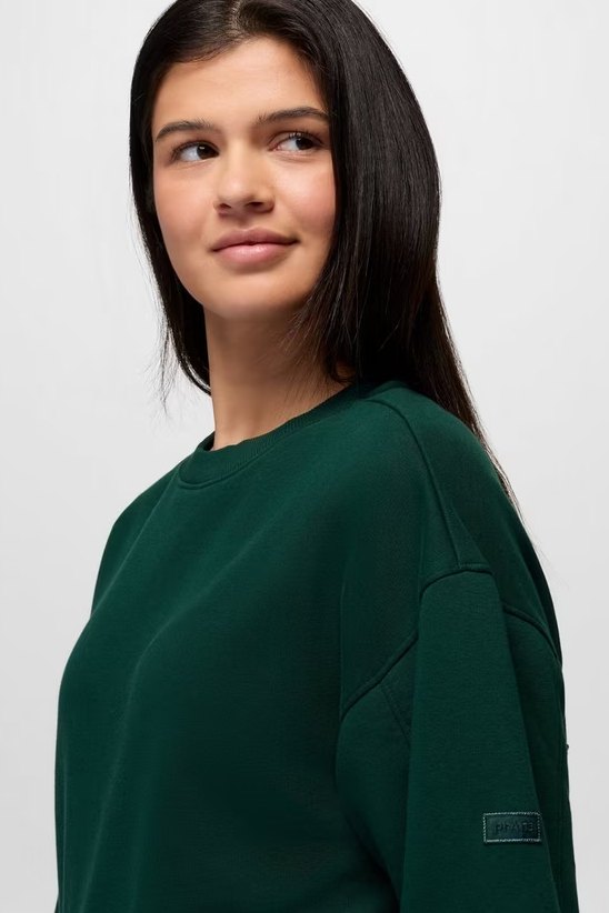 DREAMFLEECE CREW SWEATSHIRT ROOT GREEN