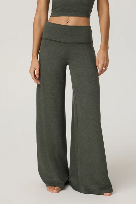 HALO EASY WIDE LEG PANT ARMY HEATHER