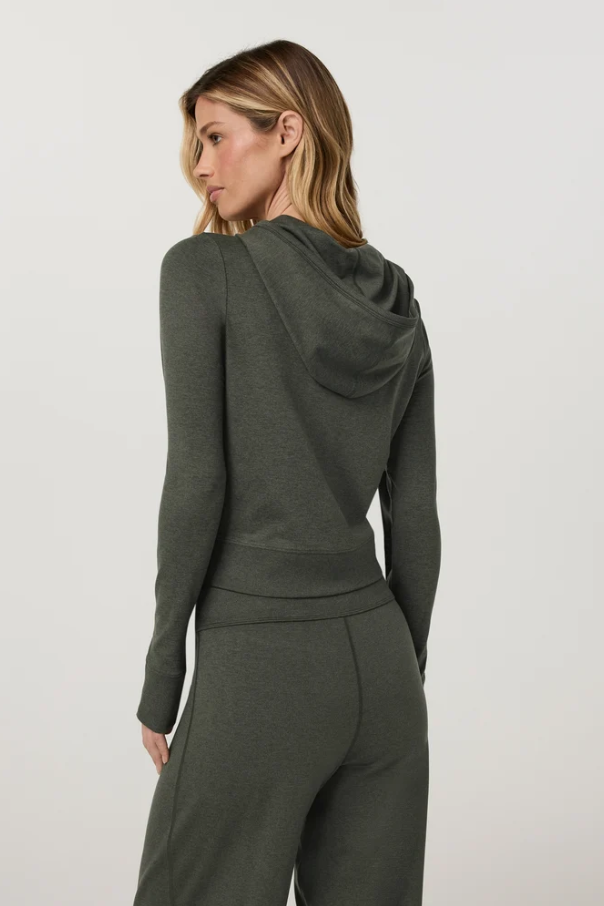 HALO MINI FULL ZIP HOODIE ARMY HEATHER