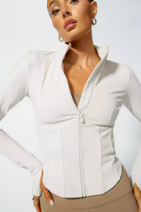 SCULPT CORSET JACKET MOONBEAM