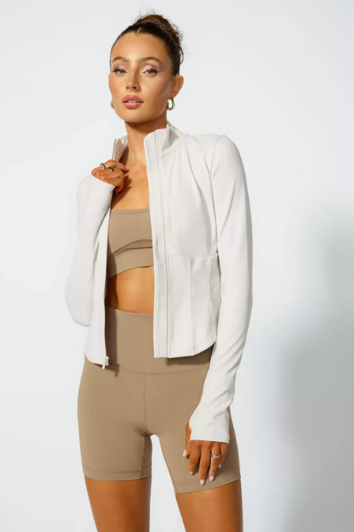 SCULPT CORSET JACKET MOONBEAM