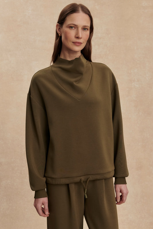 BETSY SWEAT MILITARY OLIVE