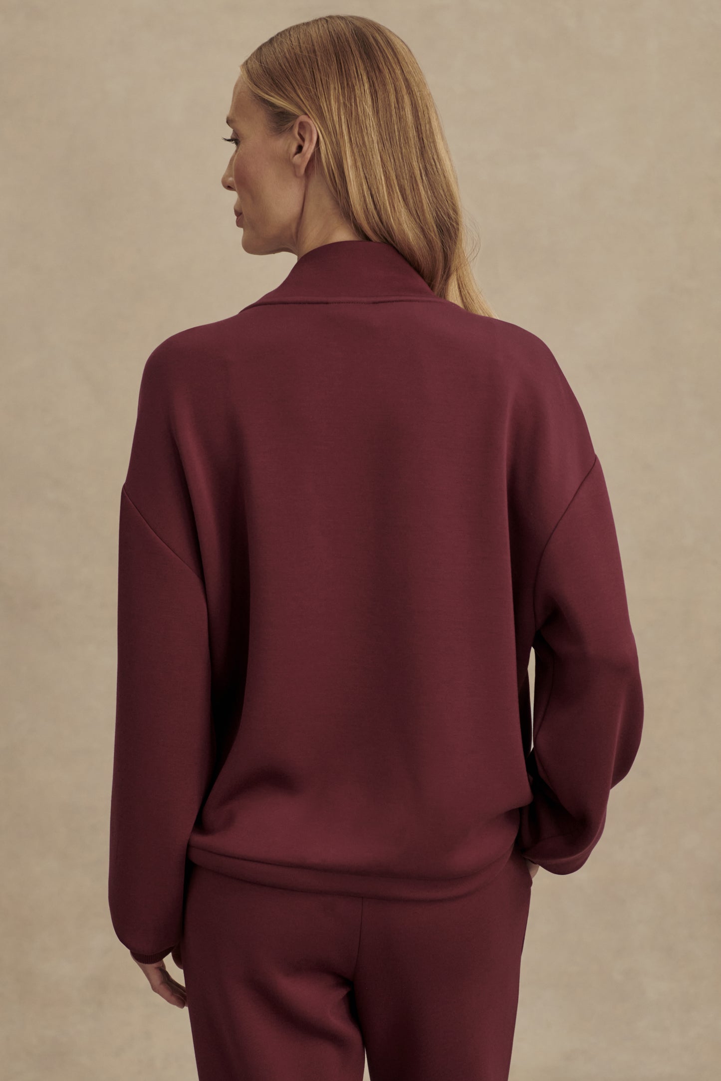 BETSY SWEAT NEW MAROON