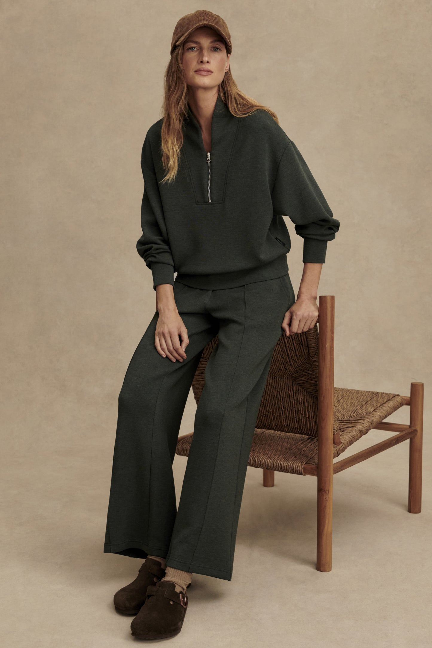 WIDE LEG PANT OLIVE