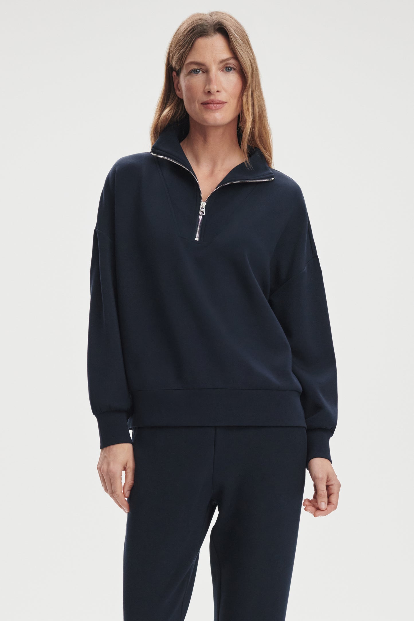 HAWLEY HALF ZIP SWEAT NAVY