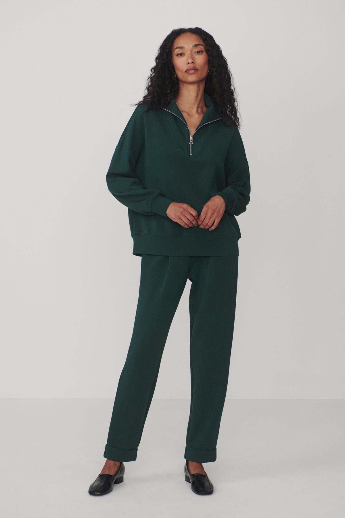 HAWLEY HALF ZIP SWEAT PONDEROSA PINE