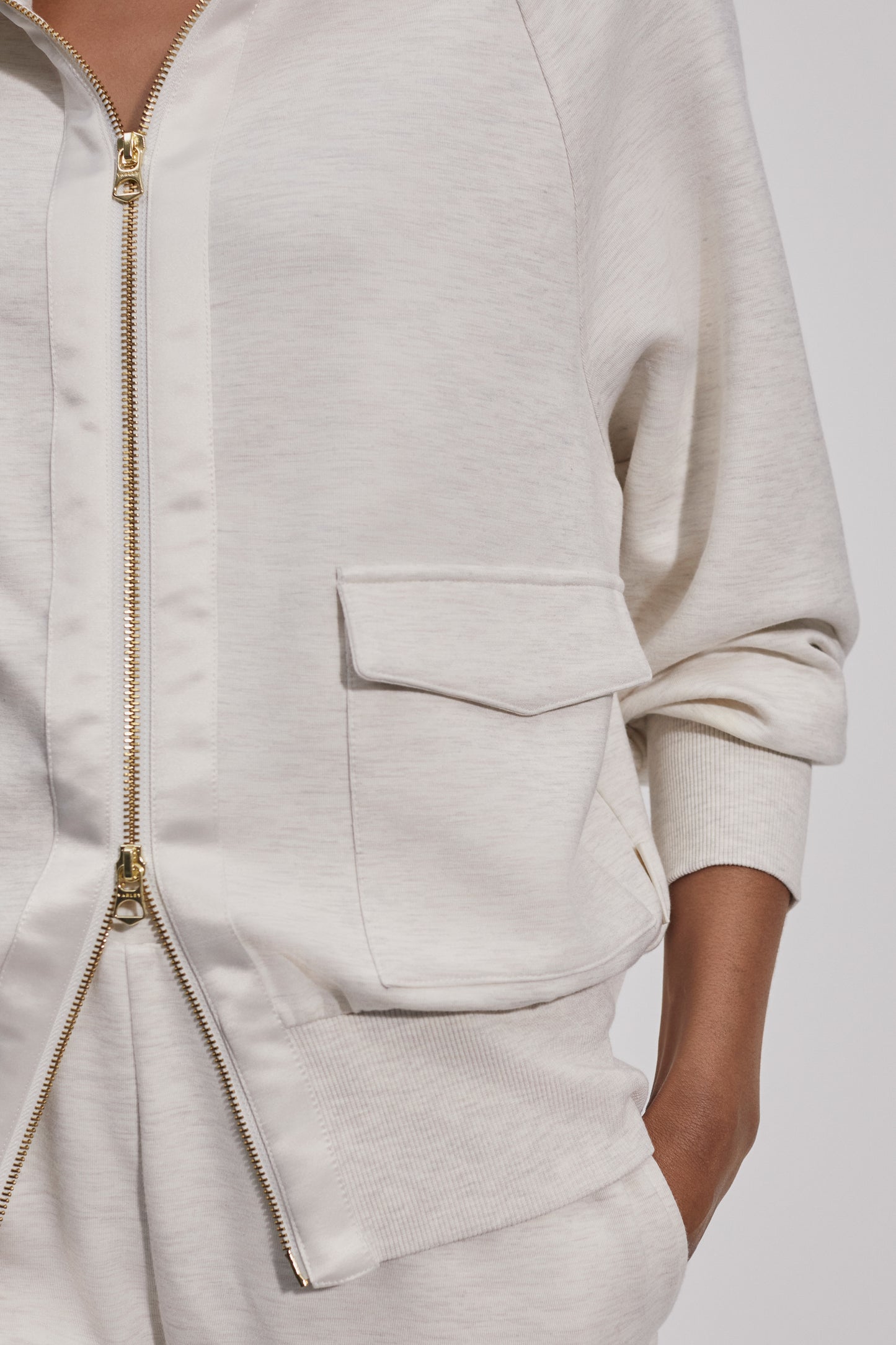 ROXBURY ZIP-UP IVORY