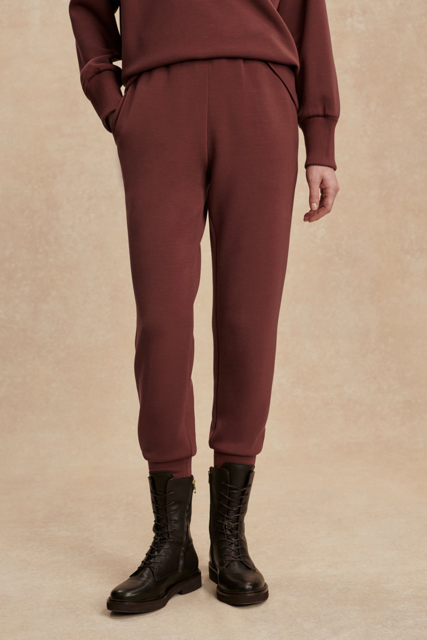 SLIM CUFF PANT CINNAMON