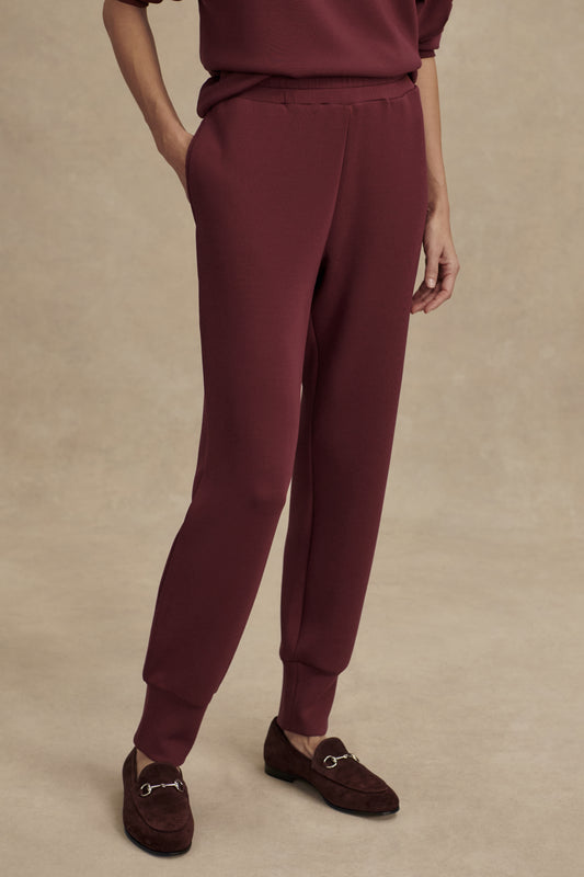 SLIM CUFF PANT NEW MAROON