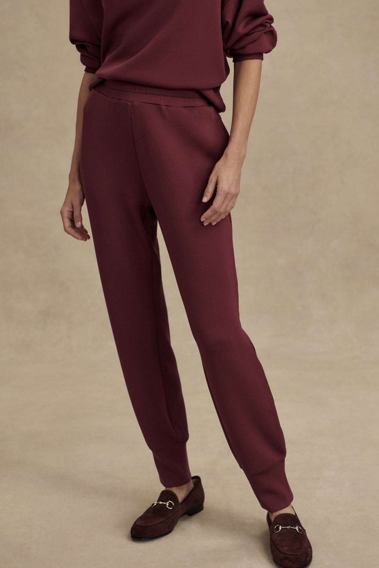 SLIM CUFF PANT NEW MAROON