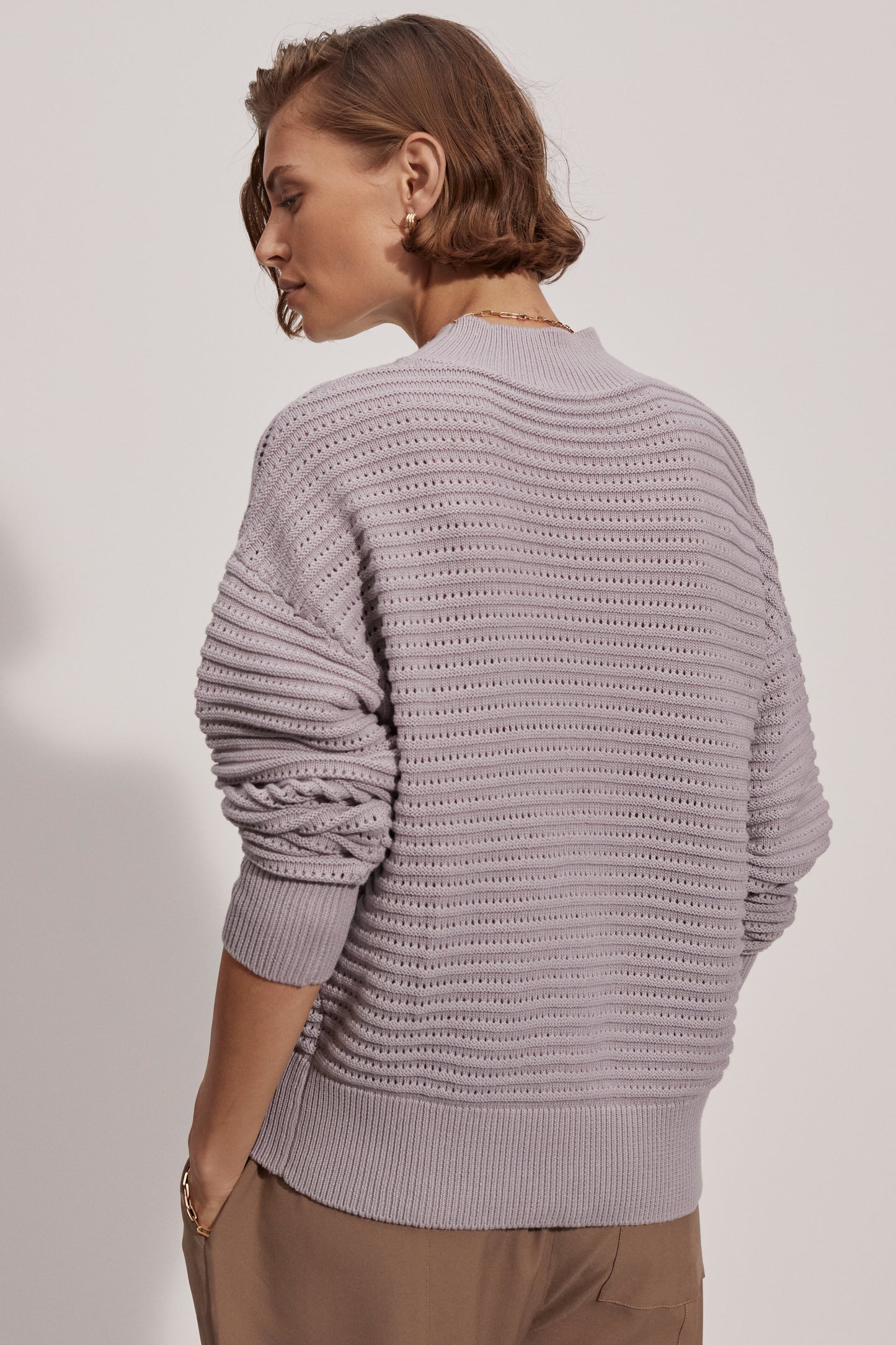 FRANCO KNIT LONGSLEEVE RAINDROP GREY